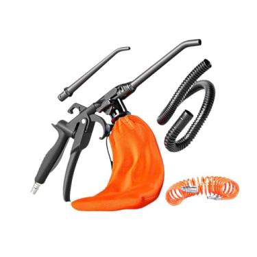 Imagem de Esquirla Compressor de ar Soprador Vácuo Pneumático Vácuo e Ferramenta de de Ar Computador Portátil Remoção de Poeira Auto Clean Air Duster, com Tubo de Mola