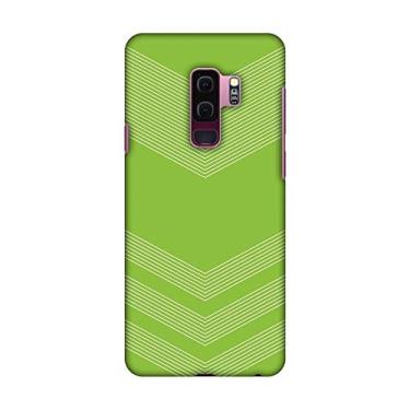 Imagem de AMZER Capa rígida de encaixe slim fit, capa traseira com kit de limpeza de tela para Samsung Galaxy S9 Plus - cor HD, ultraleve - fibra de carbono Redux pera verde 2
