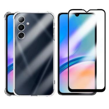 Imagem de Kit Capinha Capa Antiqueda Compatível com Samsung Galaxy A05s + Película de Vidro 3D