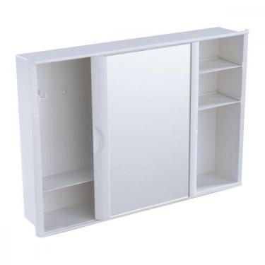 Imagem de Armario Plastico Astra Externo 46,5X32 Branco A23*Br1, Branco