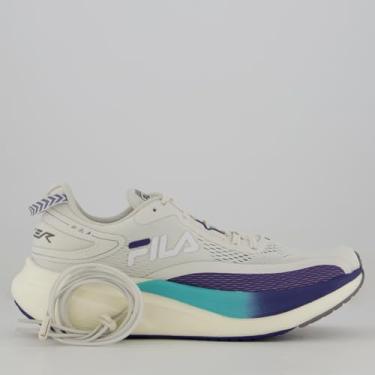 Imagem de Tênis Fila Racer T2 Extreme Off White e Azul