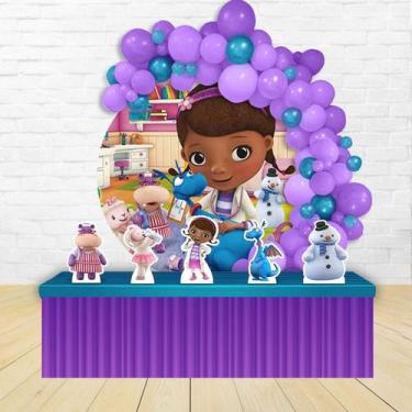 Imagem de KIT FESTA KIT FESTA PAINEL REDONDO Decoração Doutora Brinquedos - IMPA