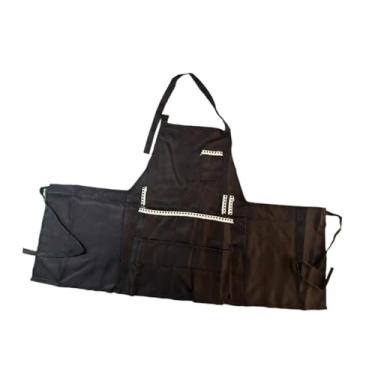 Imagem de WeiLaiKeQi Ajustável para Mulheres Men, Art Aven, com bolsos para artes, trabalho, concessionária de jardinagem, Preto