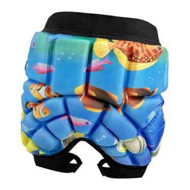 Imagem de SM SunniMix Protetor de protetor de proteção do quadril Protetor de quadril espessou shorts acolchoados de proteção para esquiar snowboard patinando esportes de , L Adults