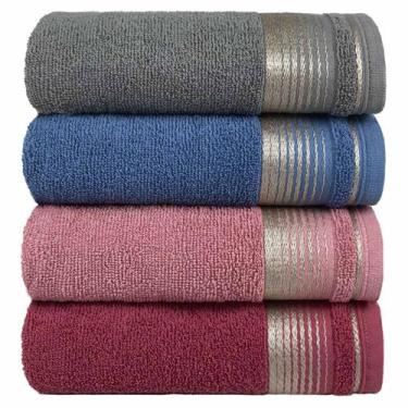 Imagem de Kit 4 Toalhas Banhão Gigante Sublime 70x150cm Central Toalhas, KIT 1