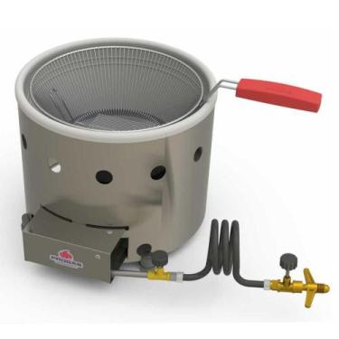 Imagem de Tacho de Fritura a Gás 3 Litros c/ Cesto PR-310G G2 - Progás - PROGAS
