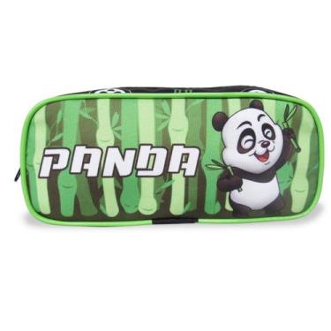 Imagem de Estojo Infantil Escolar Panda - Vou Leve