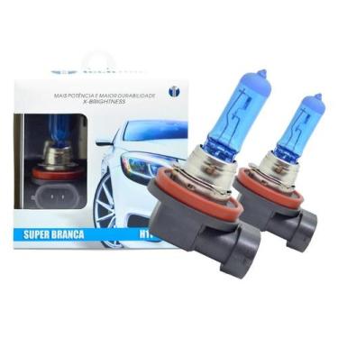 Imagem de Lâmpada 8500k Par Super Branca Tip Xenon Tech One H1 H3 H4 H7 H8 H9 H1