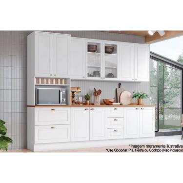 Imagem de Cozinha Completa Americana 7 Peças (2 Armários + 1 Paneleiro + 2 Balcões + 2 Complement...