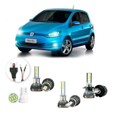 Imagem de Lampada Led Y3 22000lm Volkswagen Fox 2008-2009 H1 H7 H3 - LUXLED y3, 