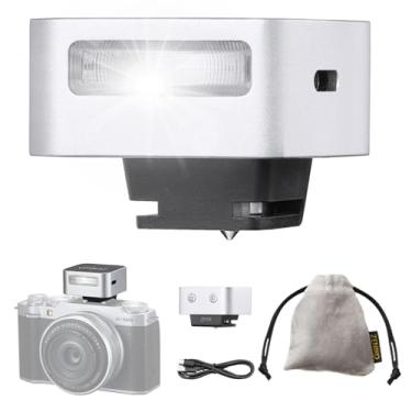 Imagem de ZF04 Mini câmera flash Speedlite para Canon Nikon Sony zv1 Fuji - 2 níveis de potência, 372 flashes de potência total, 6500K CCT, 3s Reciclagem, Universal Hot Shoe, Compact DSLR/Flash compatível com