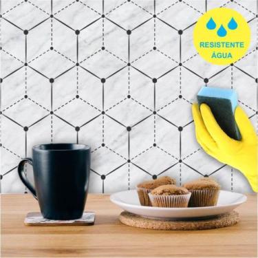 Imagem de Revestimento de Azulejo Retrô 300 - Inove Papéis de Parede