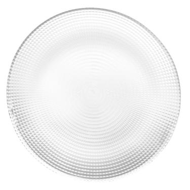 Imagem de Prato Raso Cazza em Vidro Incolor 20cm