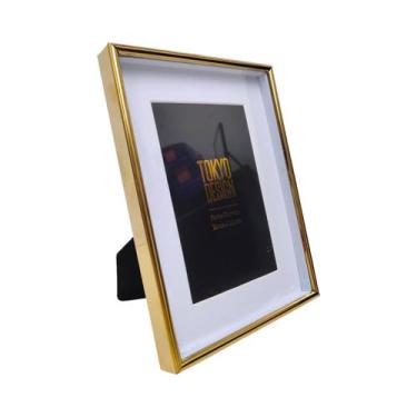 Imagem de Porta Retrato Metal Jacarta 10x15 Moldura de Foto Paspatur - Tokyo Des
