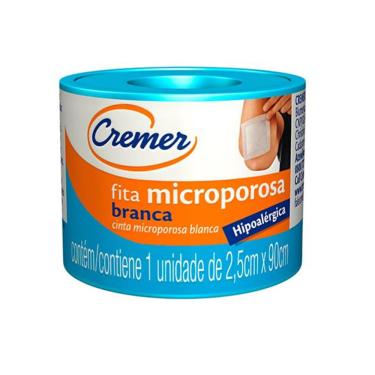 Imagem de Fita Microporosa Cremer Hipoalergênica 2,4cm x 0,9m
