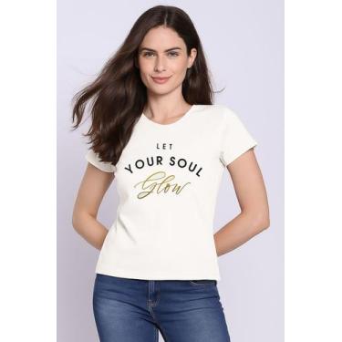 Imagem de Camiseta Feminina Your Soul Polo Wear Off White, Off white, GG
