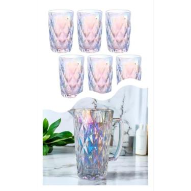 Imagem de Um Conjunto de Chaleira e 6 Copos(6 Copos +Jarra)