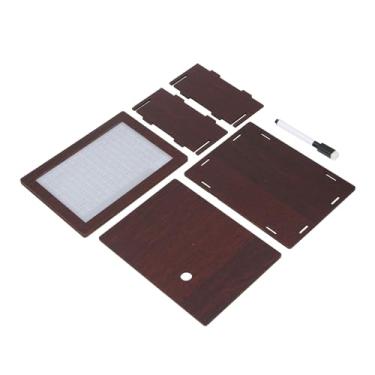 Imagem de Caixa de Economia de Cofre Em Dinheiro, Caixa Armazenamento Dinheiro Fina Fofo e Interessante Ornamento Madeira Resistente e Reutilizável para Todas As Idades para Entretenimento (5000 dólares)