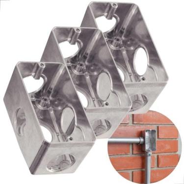 Imagem de 3 Condulete 3/4" Múltiplo Tipo X alumínio galvanizado Tramontina