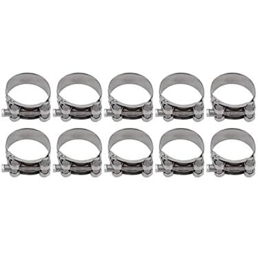 Imagem de Grampo de Mangueira Reforçada Integra -w Sendo Terminais de Tubos -galvanizados para Indústria Automotiva, 201 Aço Inoxidável, 10 Pacote de 10 (36-39mm)