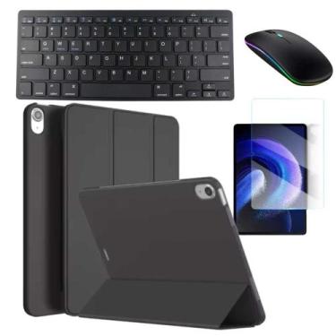 Imagem de Capa + Teclado Bluetooth + Mouse + Película compativel iPad 10 Ger. 20
