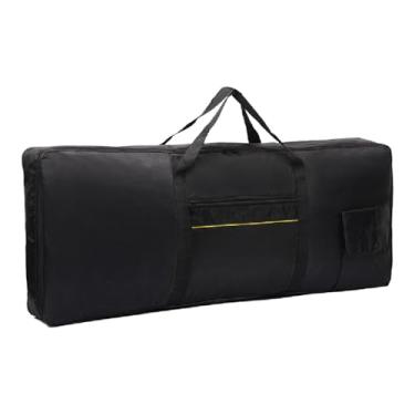 Imagem de Amagogo Bolsa para teclado com 61 teclas e alça para presente, bolsa para teclado de piano elétrico para homens e mulheres, para apresentações em turnês ao ar
