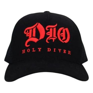 Imagem de Boné Oficial Bandas Consulado Do Rock, Preto, Dío, Un