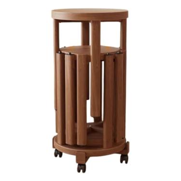 Imagem de Mesas De Aninhamento Para Sala De Estar | Conjunto de Mesa de Centro com Rodas,Mobiliário Moderno Multifuncional para Diversos Espaços: Escritórios Domésticos, Sala de Estar, Quarto, Pátio Exterior e