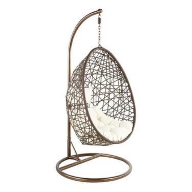 Imagem de Cadeira De Balanco Rattan 195X95 Cm Suporta 120 Kg - Just Home Collect