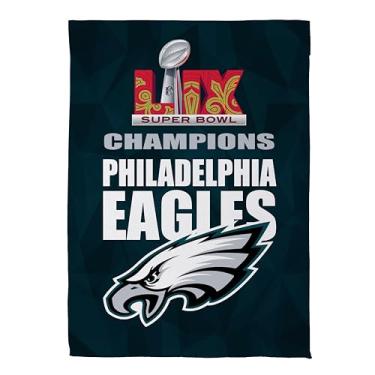 Imagem de Team Sports America NFL Philadelphia Eagles Superbowl 59 Championship Bandeira dupla face, bandeiras esportivas oficialmente licenciadas para decoração externa, presente para fãs de futebol (30,5 x