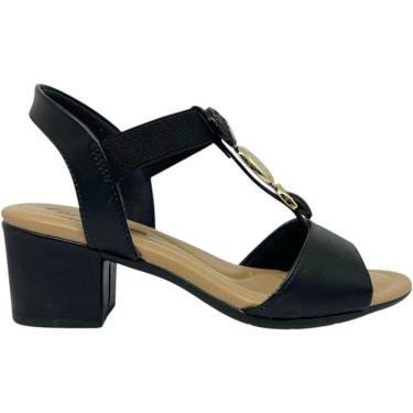 Imagem de Sandália Feminina Casual Dia a Dia Passeio Trabalho Salto Médio Ultra Conforto Comfortflex 2557403