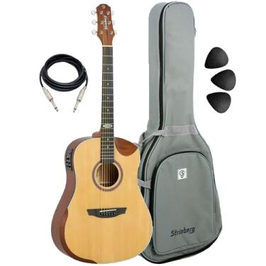 Imagem de Violão Strinberg Sd301hcr Black Plus Galaxy Natural Satin