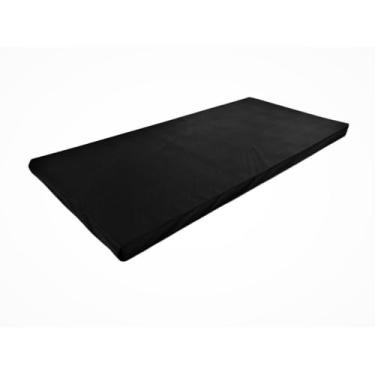 Imagem de Colchonete Solteiro Alojamento 1,90 X 60 X 5 Cm Impermeável(PRETO)