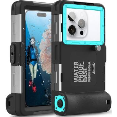 Imagem de Capa Case Celular a Prova D’Água SHELLBOX Mergulho Controle Remoto Bluetooth 2 Geração Smartphone Universal
