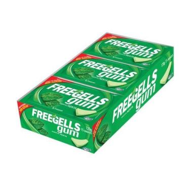 Imagem de Chiclete Freegells Gum Menta Verde Sem Açúcar C/15