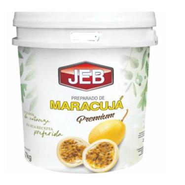 Imagem de Polpa de maracuja c/ sementes jeb balde 4,7 kg
