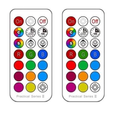 Imagem de FUMAFI Lâmpada Led Com Controle Remoto Que Muda De Cor, Lâmpadas Rgb Para Ilc