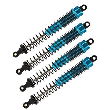 Imagem de Alomejor Metal CNC Shock Struts Damper Durable Design para SXC10 D90 Blue, Ajuste para 1/10 Entusiastas do Carro RC