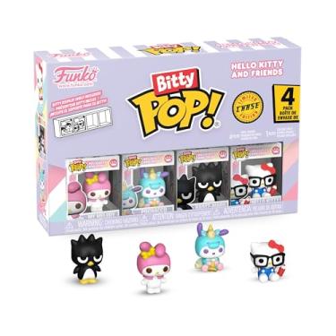 Imagem de Funko Bitty Pop! Sanrio - My Melody - 4 PKY uma minifigura misteriosa surpresa - 0,9 polegadas (2,2 cm) - Hello Kitty colecionável - Repesa empilhável incluída - ideia de presente - Toppers de bolo