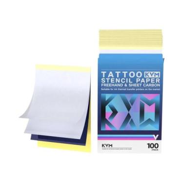 Imagem de Papel De Transferência De Tatuagem Tamanho A4 5 100Pcs Papel De Estênc