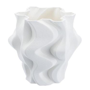 Imagem de Vaso Decora Sala Rústico Planta Off-White Cerâmica Rafimex