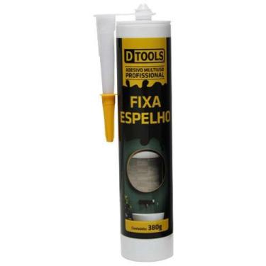 Imagem de Adesivo Fixa Espelho Branco 380g - Colagem em Móveis, Metal, Plástico 