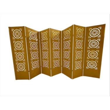 Imagem de Biombo DIVISOR AMBIENTE INDIANO de 7 Folhas sem Pezinhos - JL RIBEIRO