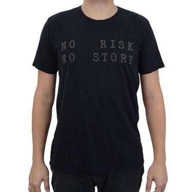 Imagem de Camiseta Masculina Docthos MC Slim Preta - 62366-Masculino