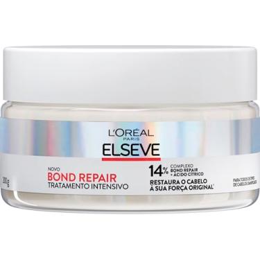 Imagem de L'Oréal Paris Elseve Bond Repair Máscara de Tratamento Intensivo, com Ácido Cítrico e Glicina, Repara Ligações Capilares Quebradas, Reconstrução Profunda de Fios Danificados, 200g
