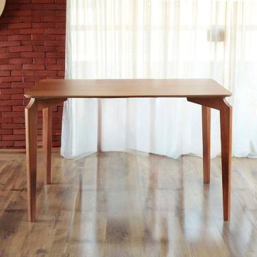 Imagem de Mesa de Jantar Retangular 140cm Tampo Laminado Aura Mel