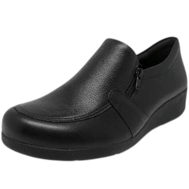 Imagem de Sapato Anabela Salto Baixo Conforto Comfortflex