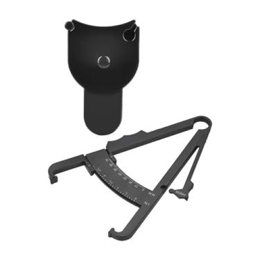 Imagem de simhoa Fita métrica com paquímetro de gordura corporal para medidas corporais, ferramenta precisa de medição de IMC, régua de cintura para homens e mulheres