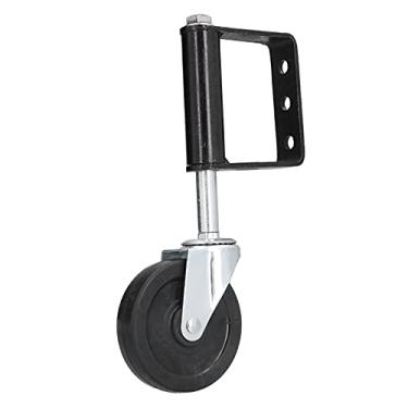 Imagem de Garosa Lançador de Portão Carregado de Mola, Acessório de Roda de Porta Pesada 100x25mm Com Rolamento de Esferas Duplas, Placa de Aço para Fábrica de Casa, Reduza a Pressão No Hardware