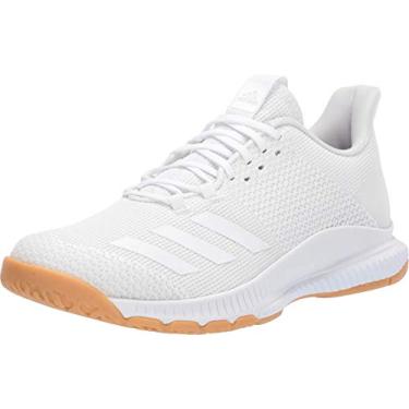 Imagem de adidas Tênis de vôlei feminino Crazyflight Bounce 3, Calçado branco/branco/chiclete M1, 40